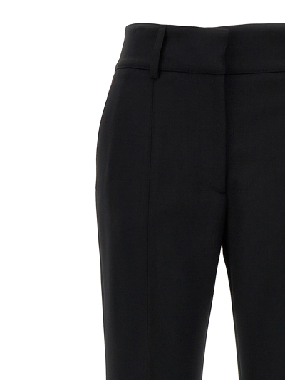 Shop Gabriela Hearst Wool Trousers In Black