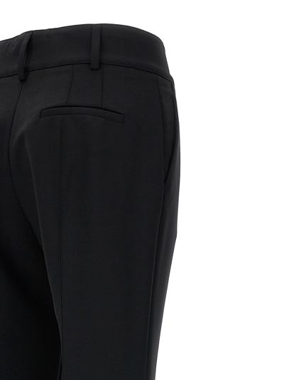 Shop Gabriela Hearst Wool Trousers In Black