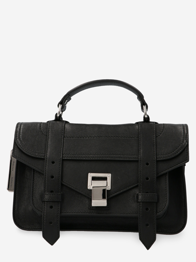 Shop Proenza Schouler Leather Handbag In Black