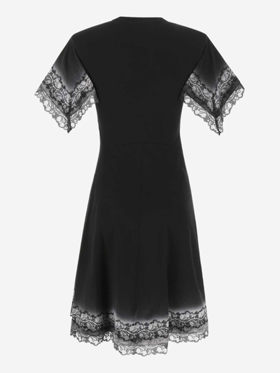 Shop Koché Cotton Dress In Black