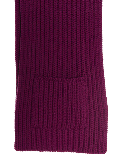 Shop Etro Wool Scarf In Purple