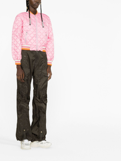 Shop Duvetica Synthetic Fibers Down Jacket In Pink