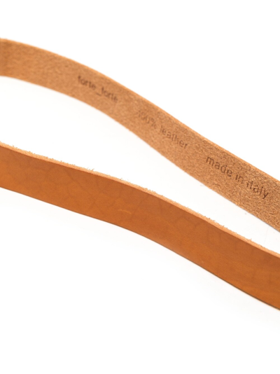 Shop Forte Forte Leather Belt In Brown