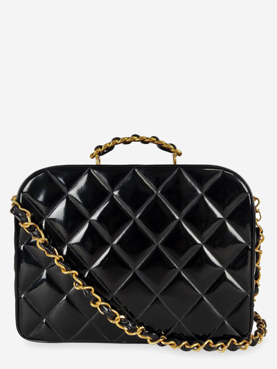 Pre-owned Chanel Leather Cross Body Bag In Black