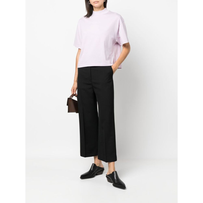 Shop Acne Studios Synthetic Fibers Trousers In Black
