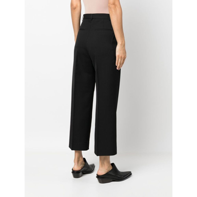 Shop Acne Studios Synthetic Fibers Trousers In Black