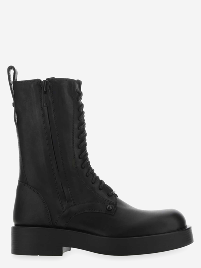 Shop Ann Demeulemeester Leather Boots In Multicolor