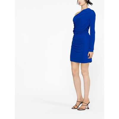 Shop Dsquared2 Synthetic Fibers Dress In Blue