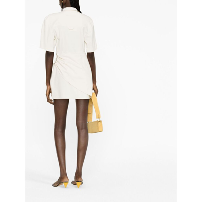 Shop Jacquemus Synthetic Fibers Dress In Pink