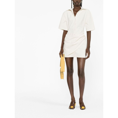 Shop Jacquemus Synthetic Fibers Dress In Pink