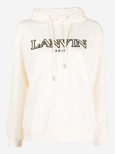 Shop Lanvin Cotton Knitwear In White