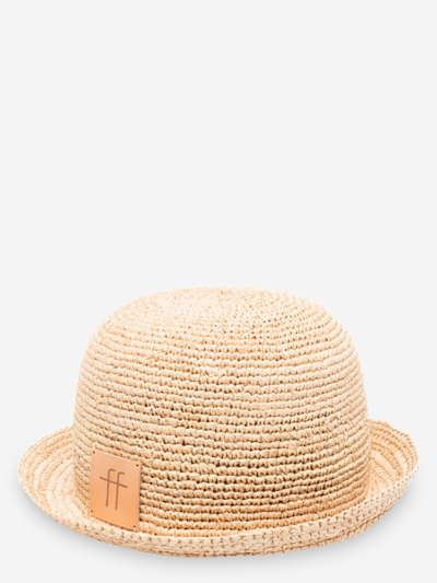 Shop Forte Forte Eco-friendly Fabric Hat In Beige