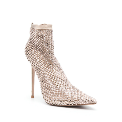 Le Silla Crystal-embellished 120mm Boots In Multicolor