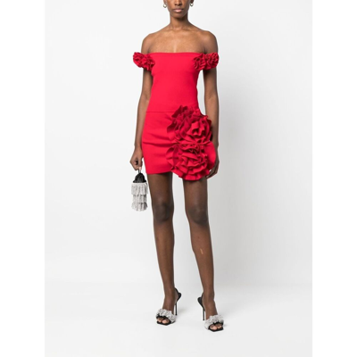 Shop Magda Butrym Synthetic Fibers Skirt In Red