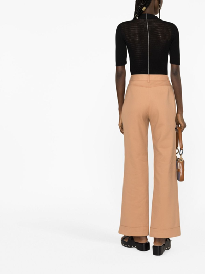 Shop See By Chloé Cotton Trousers In Pink