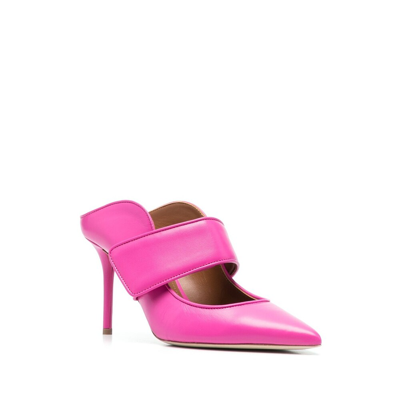 Shop Malone Souliers Leather Mules In Pink
