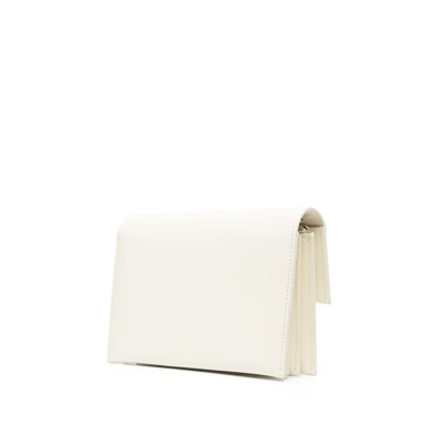 Shop Low Classic Leather Shoulder Bag In White