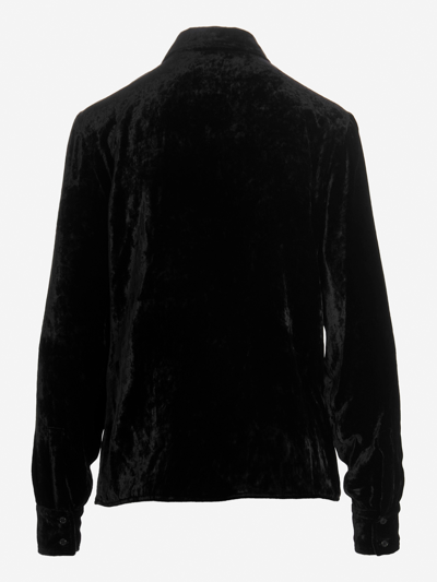 Shop Tom Ford Synthetic Fibers Shirt In Black