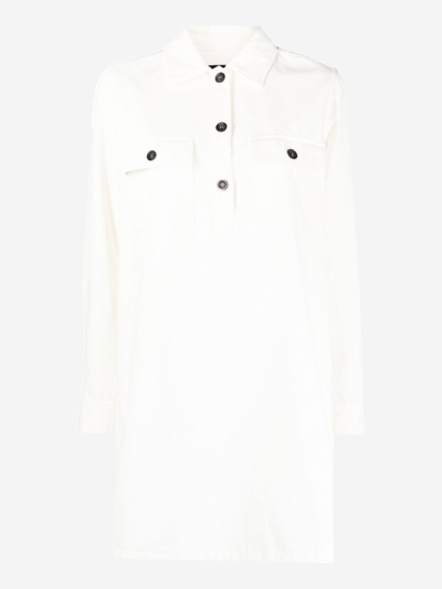 Shop Apc Cotton Dress In White