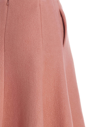 Shop Gabriela Hearst Wool Skirt In Pink