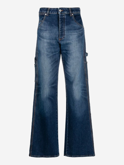 Shop Heron Preston Cotton Jeans In Blue