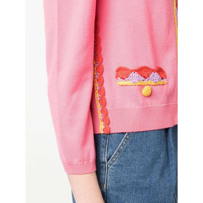 Shop Moschino Wool Knitwear In Pink