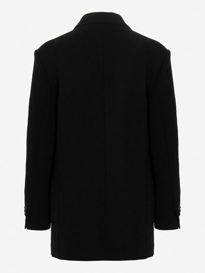 Shop Khaite Wool Jacket In Black