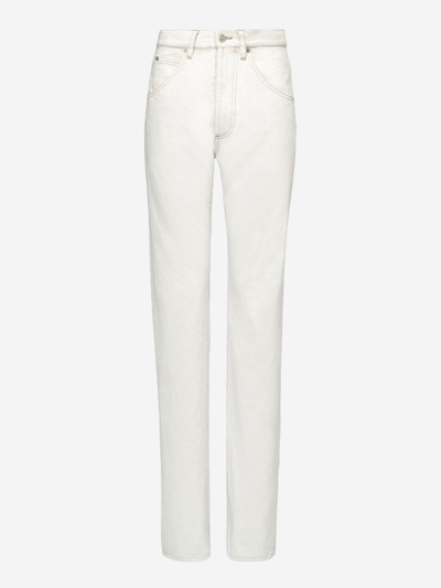 Shop Maison Margiela Cotton Jeans In White