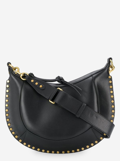 Shop Isabel Marant Leather Shoulder Bag In Black