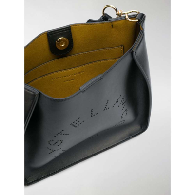 Shop Stella Mccartney Synthetic Fibers Shoulder Bag In Black