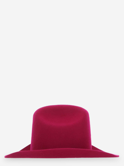 Shop Ruslan Baginskiy Wool Hat In Pink