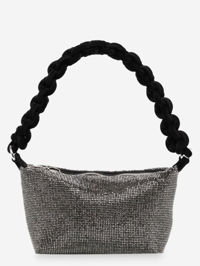 Shop Kara Synthetic Fibers Shoulder Bag In Black