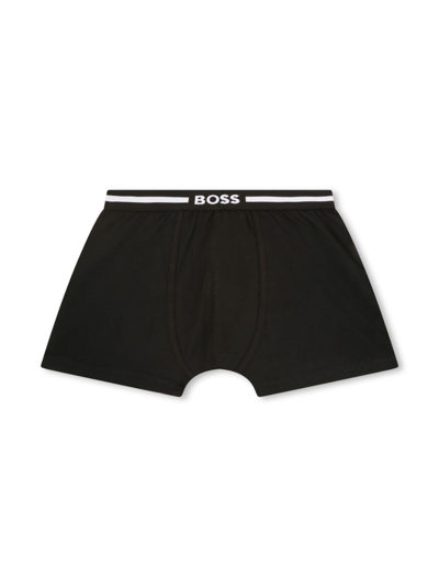 Bosswear Set Of Two Logo Boxers In White