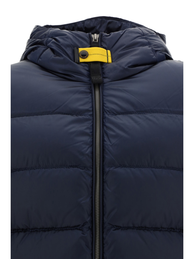 Shop Parajumpers Pharrell Down Jacket In Navy