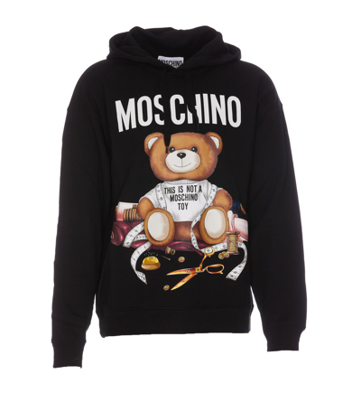 Shop Moschino Teddy In Black