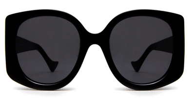 Shop Gucci Gray Oversized Ladies Sunglasses Gg1257s 001 53