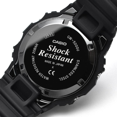 Pre-owned G-shock Casio  Gw-5000u-1jf Black Solar Radio Digital Men's Watch Japan