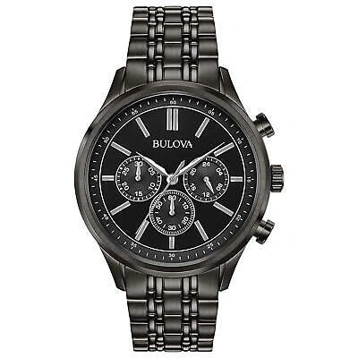Pre-owned Bulova Grey Mens Chronograph Watch Exclusives & Specials 98a217