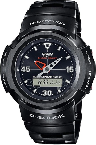 Pre-owned Casio G-shock Men's Black Watch - Awm5001ajf