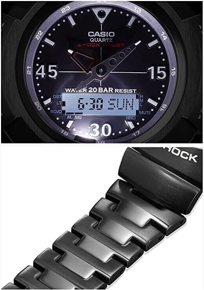 Pre-owned Casio G-shock Men's Black Watch - Awm5001ajf
