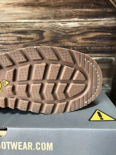 Pre-owned Keen Cincinnati 8" Mens Carbon-fiber Toe Wide Width 1025694 Waterproof Boots In Belgian/sandshell