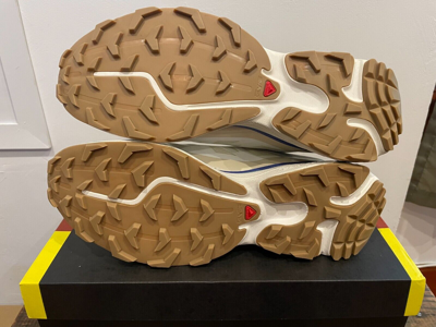 Pre-owned Salomon Xt-6 Vanilla Ice Granite Green White Sz. 11 L41709800 Ds