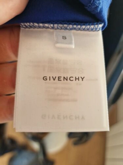 Pre-owned Givenchy Archetype Slim Fit T-shirt In Cotton In Blue