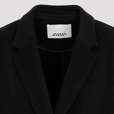 Shop Isabel Marant Efegozi Coat In Black