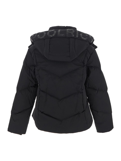 Shop Woolrich Alsea Short Down Puffer Jacket In Black