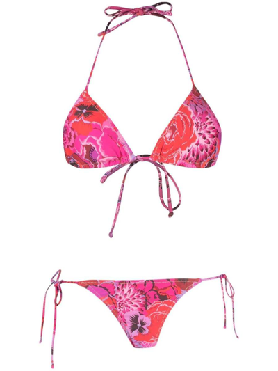 Shop Reina Olga Swimwear In Papaveri