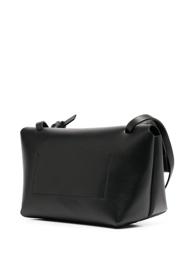 Shop Acne Studios Leather Mini Shoulder Bag In Black