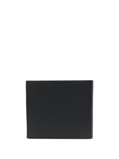 Shop Paul Smith Printed Bifold Wallet In Black