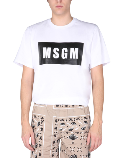 Msgm T-shirts In White