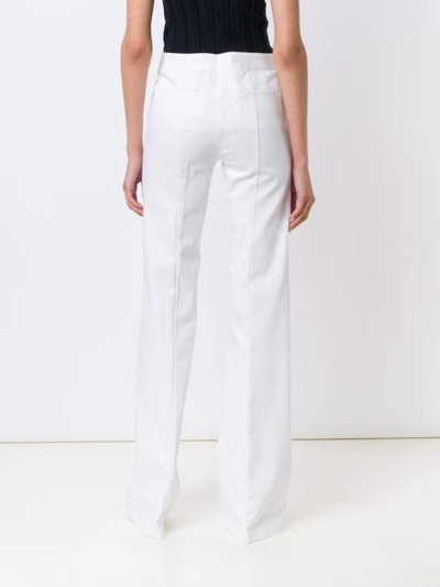 Shop Derek Lam Charlotte High-waist Flared Jeans In White